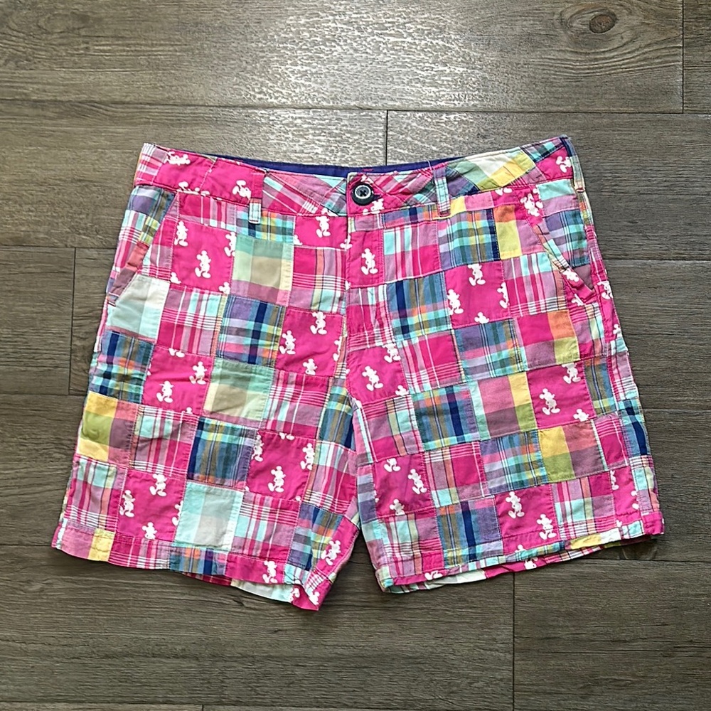 Disney Pink Plaid Women's Shorts